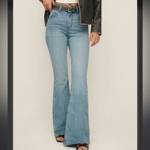 Reformation Blue Flare Women's Jeans